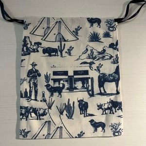 Katie Kime Marfa small drawstring bag